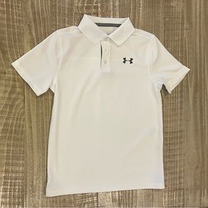 Boys size medium under armor polo